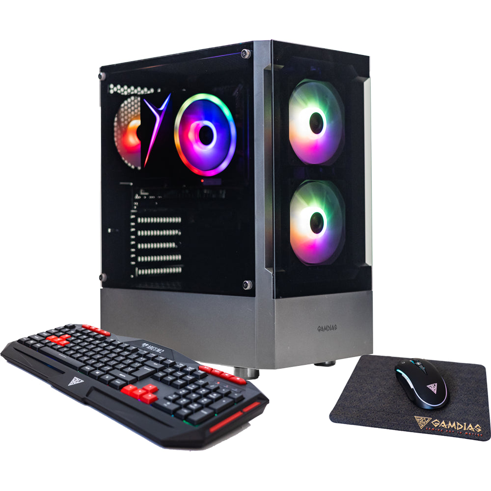 Desktop - Core I5-10100 4-Cores 8-Threads 4.3Ghz Boost, Arc A380, 16GB DDR4 3200Mhz, 512GB Pcie Nvme SSD, RGB, Windows 11