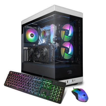 Y40 PRO White Gaming Desktop PC - Intel Core I7 14700F - NVIDIA Geforce RTX 4070 12GB - 32GB DDR5 RGB - 2TB Nvme