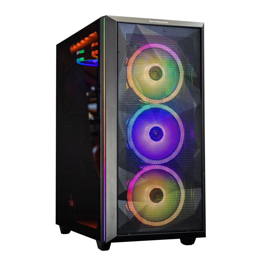 Omega 5 Gaming Desktop, Core I5-12600 6 Core 12-Threads 4.8Ghz Boost, Built in Wi-Fi, Windows 10