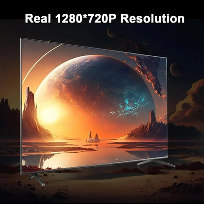 Projector Hy300 4K Android 11 Dual Wifi6 200 ANSI Allwinner H713 BT5.0 1080P 1280*720P Home Cinema Outdoor Projetor