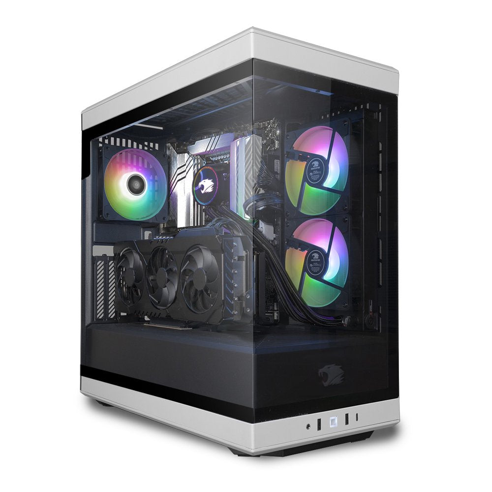 Y40 PRO White Gaming Desktop PC - Intel Core I7 14700F - NVIDIA Geforce RTX 4070 12GB - 32GB DDR5 RGB - 2TB Nvme